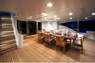 AMNESIA - Lower Aft Deck dining